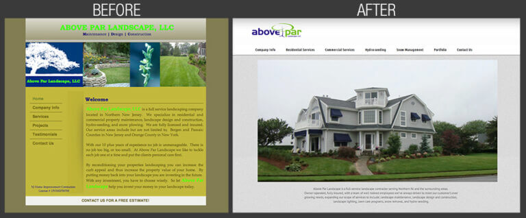 Updates on Website Designs