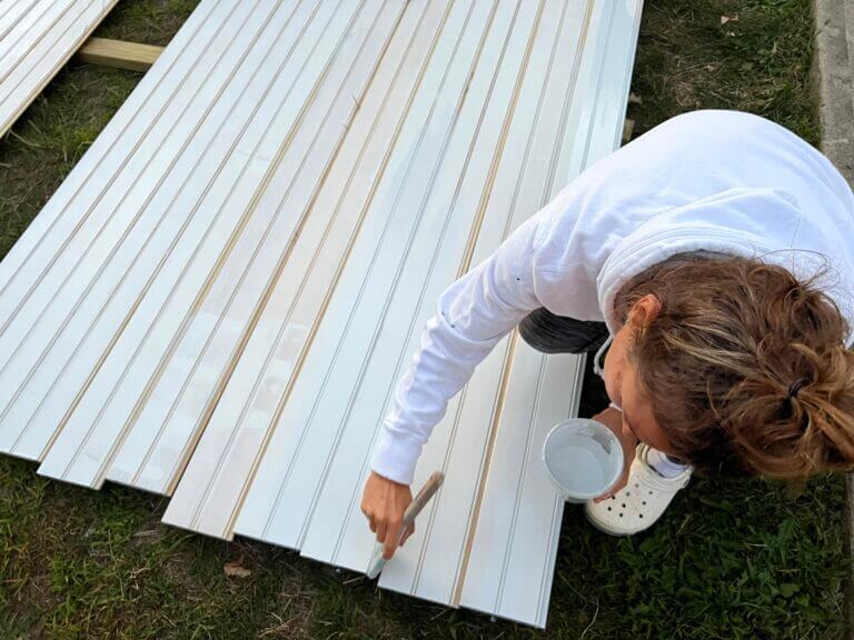 Your Website designer doing a DIY project herself