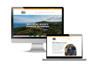 Agamenticus Plumbing website by Creare Web Solutions