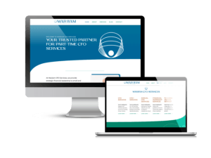 Marjiam CFO Services website by Creare Web Solutions