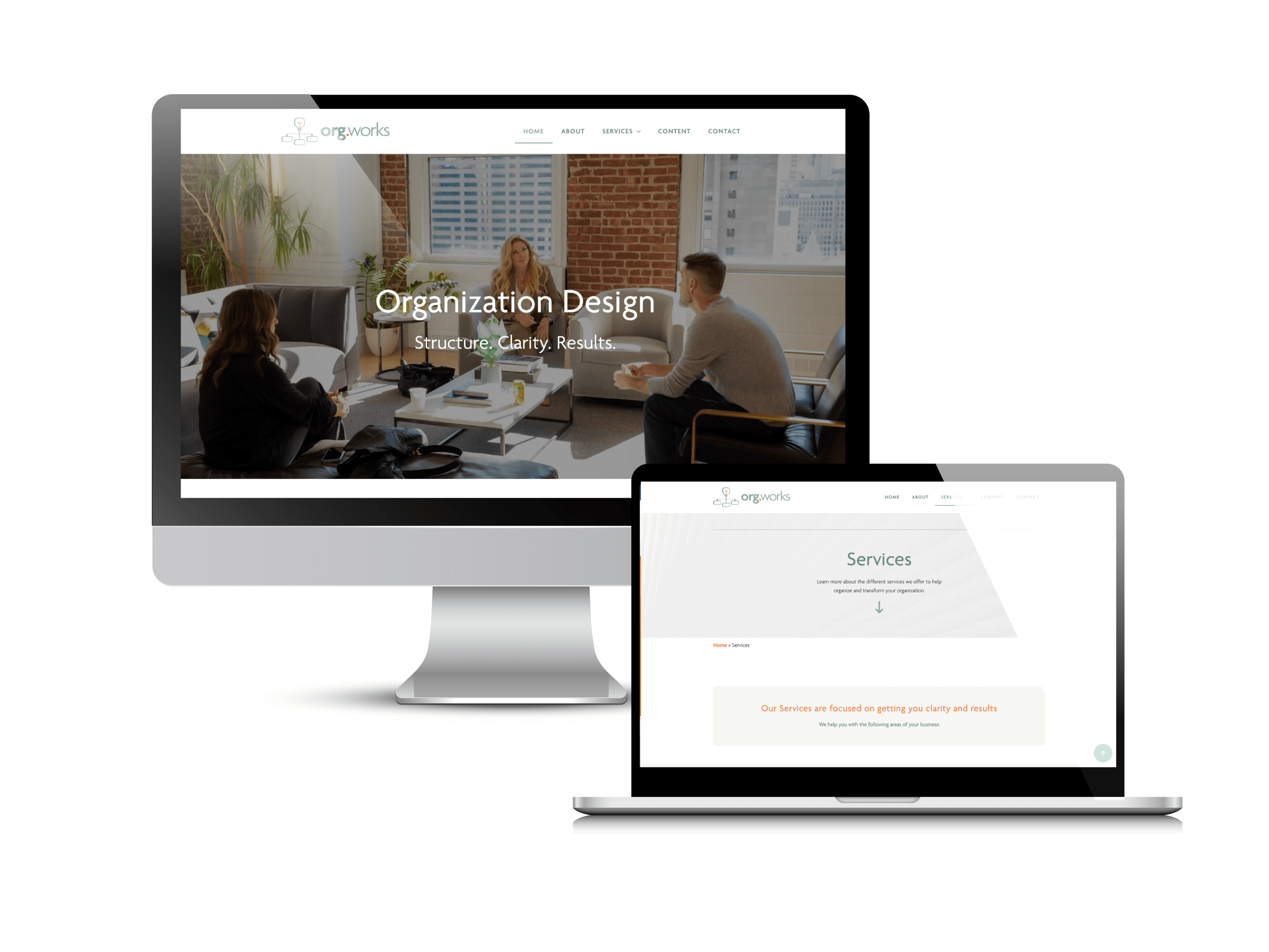 Org.Works New Website by Creare Web Solutions